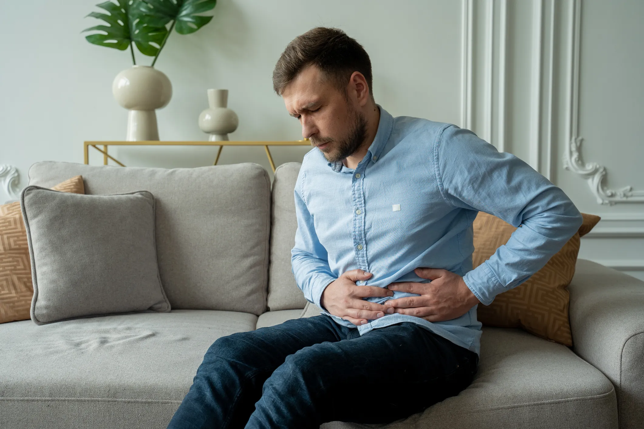 microbiota uomo dolore addominale